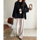 ゆったりシルエットでこなれ感を演出◎ランタンスリーブカットジョーゼットプルオーバ… | Classical Elf  | 詳細画像12 