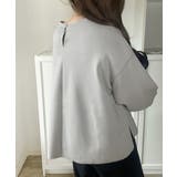 ゆったりシルエットでこなれ感を演出◎ランタンスリーブカットジョーゼットプルオーバ… | Classical Elf  | 詳細画像23 