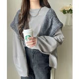 ゆったりシルエットでこなれ感を演出◎ランタンスリーブカットジョーゼットプルオーバ… | Classical Elf  | 詳細画像24 