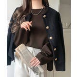 ゆったりシルエットでこなれ感を演出◎ランタンスリーブカットジョーゼットプルオーバ… | Classical Elf  | 詳細画像32 