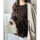 ゆったりシルエットでこなれ感を演出◎ランタンスリーブカットジョーゼットプルオーバ… | Classical Elf  | 詳細画像34 