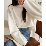 ゆったりシルエットでこなれ感を演出◎ランタンスリーブカットジョーゼットプルオーバ… | Classical Elf  | 詳細画像1 