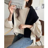 ゆったりシルエットでこなれ感を演出◎ランタンスリーブカットジョーゼットプルオーバ… | Classical Elf  | 詳細画像3 