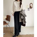 ゆったりシルエットでこなれ感を演出◎ランタンスリーブカットジョーゼットプルオーバ… | Classical Elf  | 詳細画像4 