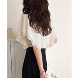 一枚で“きれい可愛い”が完成!レースジャガードフリルスリーブTシャツ | Classical Elf | 詳細画像7