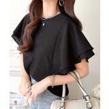 一枚で“きれい可愛い”が完成!レースジャガードフリルスリーブTシャツ | Classical Elf | 詳細画像15
