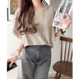 一枚で“きれい可愛い”が完成!レースジャガードフリルスリーブTシャツ | Classical Elf | 詳細画像24