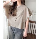 一枚で“きれい可愛い”が完成!レースジャガードフリルスリーブTシャツ | Classical Elf | 詳細画像25