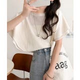一枚で“きれい可愛い”が完成!レースジャガードフリルスリーブTシャツ | Classical Elf | 詳細画像3