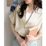 品のある抜け感で、休日にも、オフィスにも。バンドカラースキッパーサッカーシャツ(… | Classical Elf | 詳細画像28