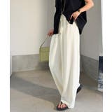 透かし編みでラクチンに映える♪ジャガードレースギャザーコクーンパンツ | Classical Elf  | 詳細画像1 