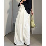 透かし編みでラクチンに映える♪ジャガードレースギャザーコクーンパンツ | Classical Elf  | 詳細画像4 