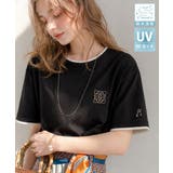 ブラック | 【接触冷感 吸水速乾 UVカット機能付き】リッチカジュアルなアイテム。ダブルカラ… | Classical Elf 