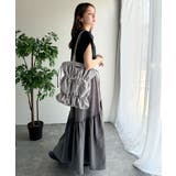 大人ガーリー、だけどちゃんと実用的。ロゴプレート使いリボンシャーリングトートバッ… | Classical Elf | 詳細画像19