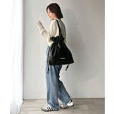 きゅっと絞って可愛さ◎フェイクレザービッグトートバッグ | Classical Elf  | 詳細画像11 