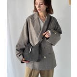 大人の余裕を魅せる。スウェードライクメタルパーツワンハンドルバッグ | Classical Elf  | 詳細画像13 