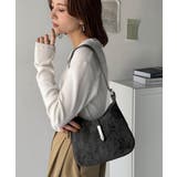 大人の余裕を魅せる。スウェードライクメタルパーツワンハンドルバッグ | Classical Elf  | 詳細画像14 