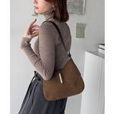 大人の余裕を魅せる。スウェードライクメタルパーツワンハンドルバッグ | Classical Elf  | 詳細画像18 