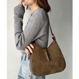 ブラウン | 大人の余裕を魅せる。スウェードライクメタルパーツワンハンドルバッグ | Classical Elf 