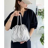 可愛く映えて、頼れる相棒。ソフトレザーマルチウェイ巾着ラウンドバッグ | Classical Elf  | 詳細画像12 