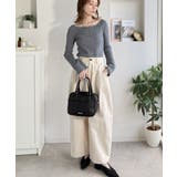 大人上品にキマる！フェイクレザー2wayスクエアボストンショルダーバッグ | Classical Elf  | 詳細画像8 