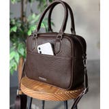 大人上品にキマる！フェイクレザー2wayスクエアボストンショルダーバッグ | Classical Elf  | 詳細画像17 