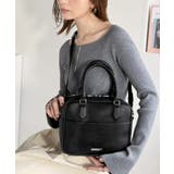 大人上品にキマる！フェイクレザー2wayスクエアボストンショルダーバッグ | Classical Elf  | 詳細画像1 