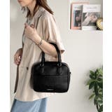 大人上品にキマる！フェイクレザー2wayスクエアボストンショルダーバッグ | Classical Elf  | 詳細画像4 