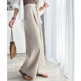 さらっと美脚見せ。メランジ タックワイドパンツ | Classical Elf | 詳細画像5