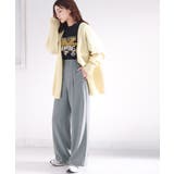 さらっと美脚見せ。メランジ タックワイドパンツ | Classical Elf | 詳細画像10