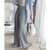 さらっと美脚見せ。メランジ タックワイドパンツ | Classical Elf | 詳細画像11