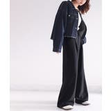 さらっと美脚見せ。メランジ タックワイドパンツ | Classical Elf | 詳細画像15