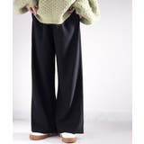 さらっと美脚見せ。メランジ タックワイドパンツ | Classical Elf | 詳細画像16