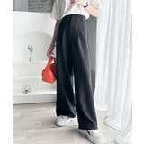 さらっと美脚見せ。メランジ タックワイドパンツ | Classical Elf | 詳細画像18