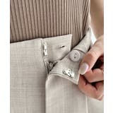 さらっと美脚見せ。メランジ タックワイドパンツ | Classical Elf | 詳細画像24