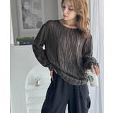 凹凸感が目を惹く。3Dウェーブカットソー | Classical Elf  | 詳細画像2 