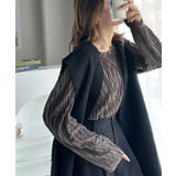 凹凸感が目を惹く。3Dウェーブカットソー | Classical Elf  | 詳細画像3 