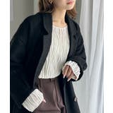 凹凸感が目を惹く。3Dウェーブカットソー | Classical Elf  | 詳細画像6 