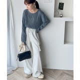 凹凸感が目を惹く。3Dウェーブカットソー | Classical Elf  | 詳細画像11 