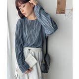 凹凸感が目を惹く。3Dウェーブカットソー | Classical Elf  | 詳細画像12 