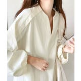 大人のナチュラルな抜け感。2way バルーン袖キーネックトップス | Classical Elf | 詳細画像9