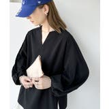 大人のナチュラルな抜け感。2way バルーン袖キーネックトップス | Classical Elf | 詳細画像14