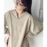 大人のナチュラルな抜け感。2way バルーン袖キーネックトップス | Classical Elf | 詳細画像19