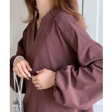 大人のナチュラルな抜け感。2way バルーン袖キーネックトップス | Classical Elf | 詳細画像27