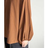 大人のナチュラルな抜け感。2way バルーン袖キーネックトップス | Classical Elf | 詳細画像31