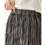 光沢感とシルエットが女性らしい。マーメイド風シャーリングナロースカート(ロング丈… | Classical Elf  | 詳細画像25 