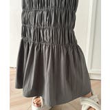 光沢感とシルエットが女性らしい。マーメイド風シャーリングナロースカート(ロング丈… | Classical Elf  | 詳細画像27 