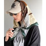 上品カワイイ♪90cm×90cmパネル柄シルクライク大判スカーフ | Classical Elf | 詳細画像18