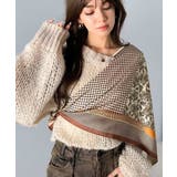 上品カワイイ♪90cm×90cmパネル柄シルクライク大判スカーフ | Classical Elf | 詳細画像9