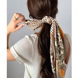 Classical Elf （クラシカルエルフ） | 上品カワイイ♪90cm×90cmパネル柄シルクライク大判スカーフ